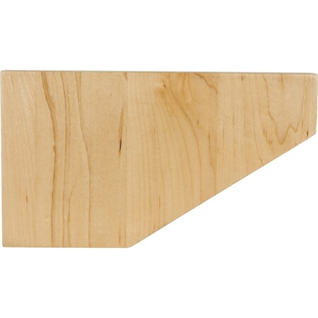 Hardware Resources 8" Wx7/8"Dx4-1/2"H White Birch Shaker Pedestal Foot PFSHA-WB